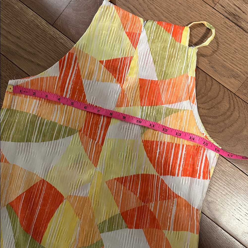 Colorful Geometric Patterned Midi Dress - Picture 3 of 3